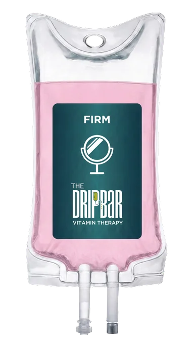 The Firm IV drip bag at The DRIPBaR Austin The Domain
