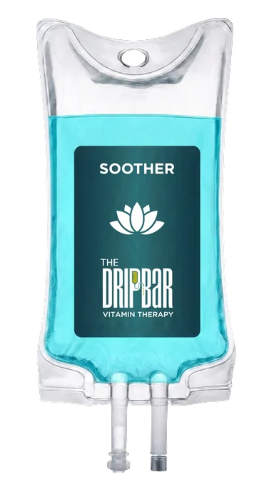 The Soother IV drip bag at The DRIPBaR Austin The Domain