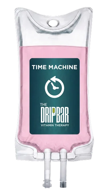 The Time Machine IV drip bag at The DRIPBaR Austin The Domain